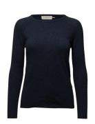 Wool & Cashmere Pullover Tops Knitwear Jumpers Blue Rosemunde