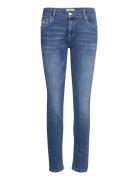 Monroe Satin Jeans Bottoms Jeans Skinny Blue Morris Lady