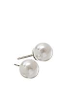 Lilian Studs L Accessories Jewellery Earrings Studs White Edblad