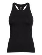 Essential Racerback Sport T-shirts & Tops Sleeveless Black Casall