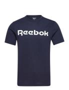 Gs Reebok Linear Rea Sport T-shirts Short-sleeved Blue Reebok Classics