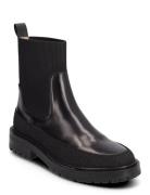 Boots - Flat Shoes Chelsea Boots Black ANGULUS