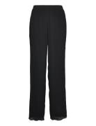 Sigrid Pants 2 Bottoms Trousers Wide Leg Black Minus