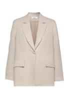 Selia Blazer Blazers Single Breasted Blazers Beige Stylein