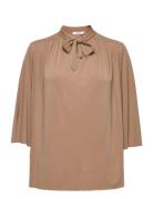 Susan - Day Wish Tops Blouses Long-sleeved Beige Day Birger Et Mikkels...