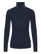 Hapermw Rollneck Blouse Tops Knitwear Turtleneck Navy My Essential War...