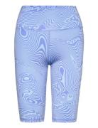 Aop Short Tight Sport Running-training Tights Blue Adidas Originals