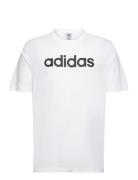 M Lin Sj T Sport T-shirts Short-sleeved White Adidas Sportswear