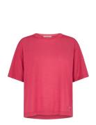 Mmkit Ss Tee Tops T-shirts & Tops Short-sleeved Pink MOS MOSH