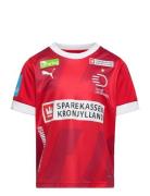 Dansk Håndbold Home Jersey Jr Sport T-shirts Short-sleeved Red PUMA