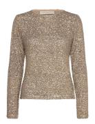 Cmsequince-Tee Tops Blouses Long-sleeved Gold Copenhagen Muse