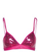 Nightrider Lingerie Bras & Tops Soft Bras Bralette Pink Love Stories