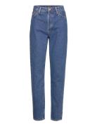 Breezy Britt Bottoms Jeans Straight-regular Blue Nudie Jeans