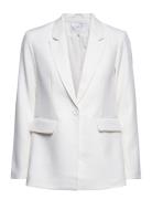 Yasbluris Ls Blazer Noos Blazers Single Breasted Blazers White YAS