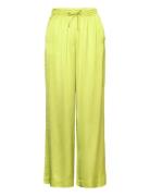 Kamia Bukser Bottoms Trousers Wide Leg Green Minus