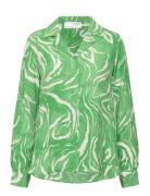 Slfsirine Ls Shirt B Tops Shirts Long-sleeved Green Selected Femme