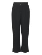 Alex Linen Pants Bottoms Trousers Black Grunt