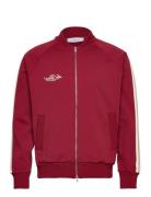 Sterling Track Jacket Tops Sweat-shirts & Hoodies Sweat-shirts Burgund...