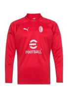 Ac Milan Training 1/4 Zip Top Sport Sweat-shirts & Hoodies Sweat-shirt...