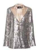 Sequin Blazer Blazers Single Breasted Blazers Silver ROTATE Birger Chr...