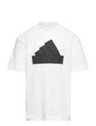 U Fi Logo T Sport T-shirts Short-sleeved White Adidas Performance