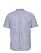 Matrostol China Ss Tops Shirts Short-sleeved Blue Matinique