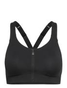 Tlrdim Lux Zip Sport Bras & Tops Sports Bras - All Black Adidas Perfor...