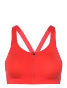 Tlrdim Lux Zip Sport Bras & Tops Sports Bras - All Red Adidas Performa...