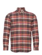 Balboa 2 Flannel Designers Shirts Casual Brown BLS Hafnia