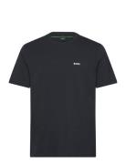 Tee Tape Sport T-shirts Short-sleeved Navy BOSS