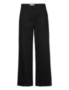 Brielle Trousers Bottoms Trousers Wide Leg Black Ida Sjöstedt