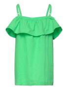 Blouse Linen Lina Tops Blouses & Tunics Green Lindex