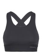 Core Training Bra Padded W Sport Bras & Tops Sports Bras - All Black C...