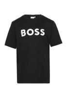 Short Sleeves Tee-Shirt Tops T-shirts Short-sleeved Black BOSS