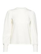 Objcaroline L/S Top Noos Tops Blouses Long-sleeved White Object