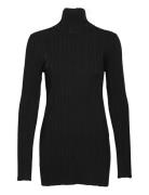 Davida - Sleek Viscose Tops Knitwear Turtleneck Black Day Birger Et Mi...