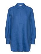 Gaby Tops Shirts Long-sleeved Blue Masai