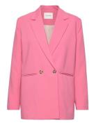 Blazer Blazers Double Breasted Blazers Pink Sofie Schnoor