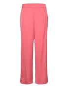 Mschbaria Maluca Pants Bottoms Trousers Straight Leg Pink MSCH Copenha...