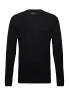 Ivar Merino Crew Tops Knitwear Round Necks Black AllSaints