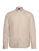 Carl Lyocell Shirt Tops Shirts Casual Beige Lexington Clothing