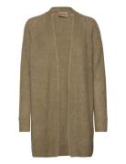 Mmthora Long Cardigan Tops Knitwear Cardigans Khaki Green MOS MOSH