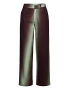 Joy Fade Pants Bottoms Jeans Wide Green Hosbjerg