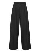 Ivy-Ada Wide Pant Bottoms Trousers Wide Leg Black IVY Copenhagen