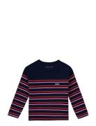 Moulin Amour/Gots Tops T-shirts Long-sleeved T-shirts Navy Maison Labi...