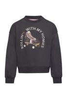 Tnhattie Os Sweatshirt Tops Sweat-shirts & Hoodies Sweat-shirts Black ...