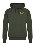 Jerseywear Tops Sweat-shirts & Hoodies Hoodies Khaki Green EA7