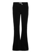 Eva Flare Trousers Bottoms Trousers Flared Black Fabienne Chapot