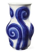 Tulle Vase H22.5 Cm Blå Home Decoration Vases Blue Kähler