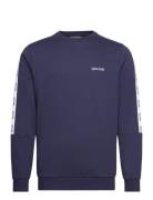 Tape Crewneck Sport Sweat-shirts & Hoodies Sweat-shirts Navy Lyle & Sc...